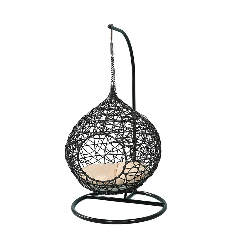 Katzenbett & Schaukel in Rattan-Optik