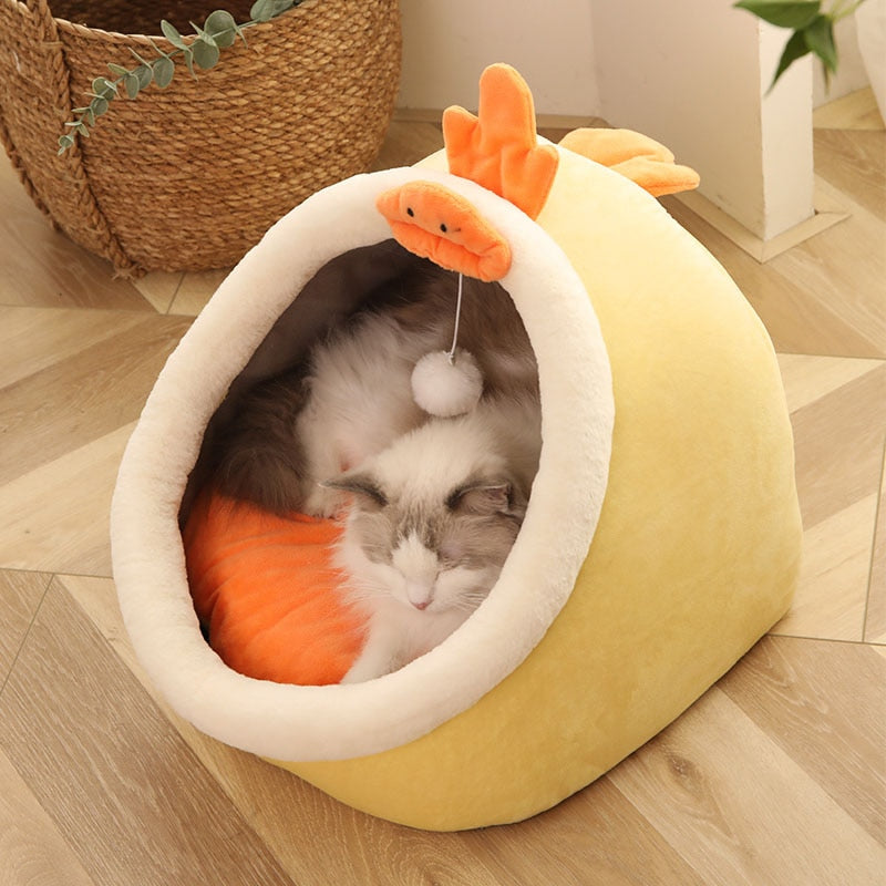 Kuscheliges Katzenbett - Warm & Weich