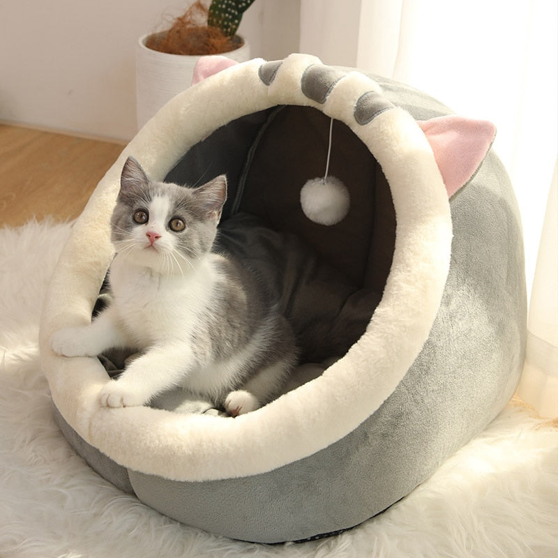 Kuscheliges Katzenbett - Warm & Weich
