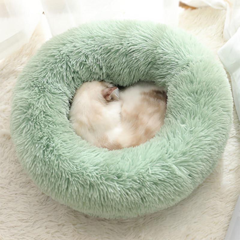 Ultra-Weiches Donut-Katzenbett - Ideal zum Kuscheln