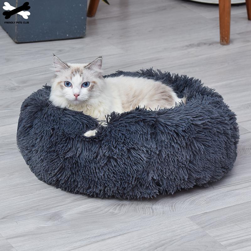 Ultra-Weiches Donut-Katzenbett - Ideal zum Kuscheln