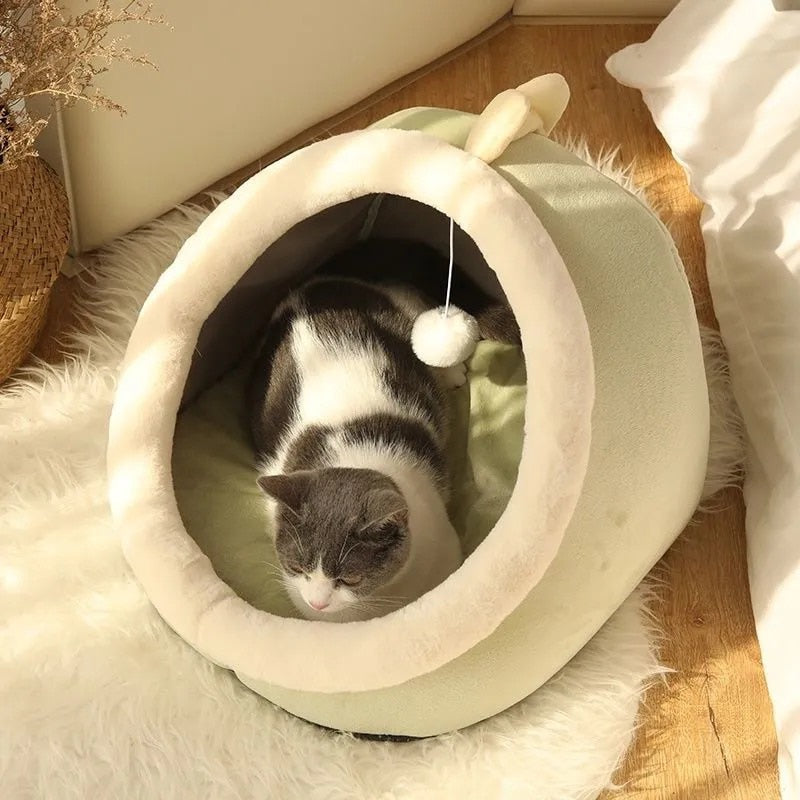 Kuscheliges Katzenbett - Warm & Weich