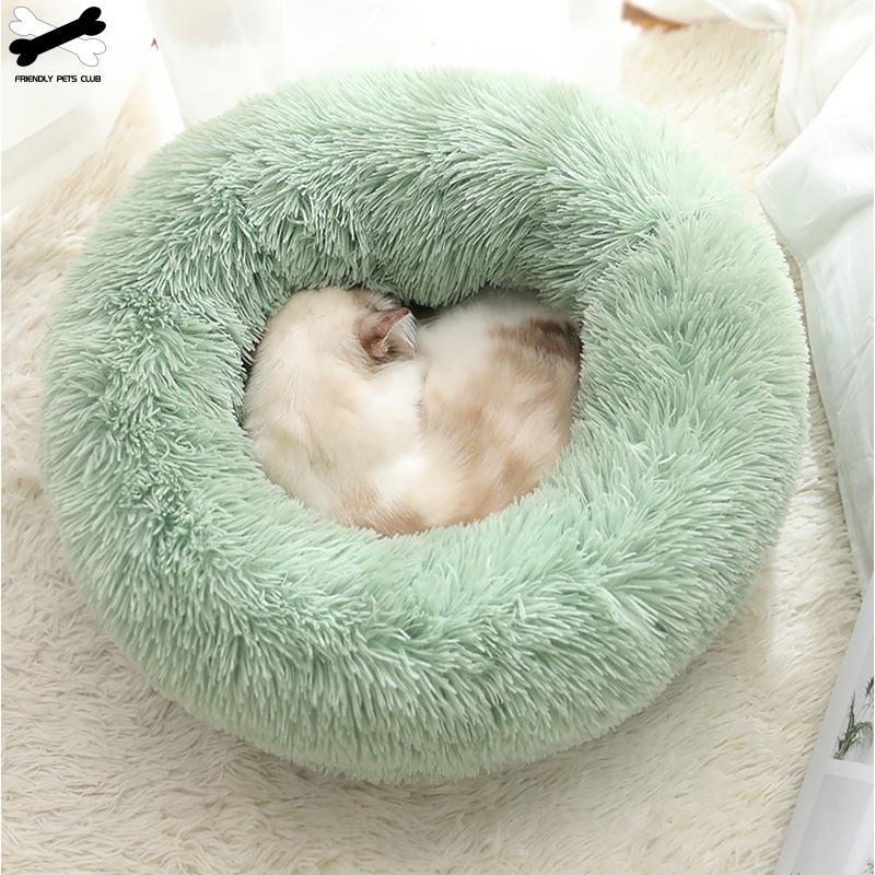 Ultra-Weiches Donut-Katzenbett - Ideal zum Kuscheln