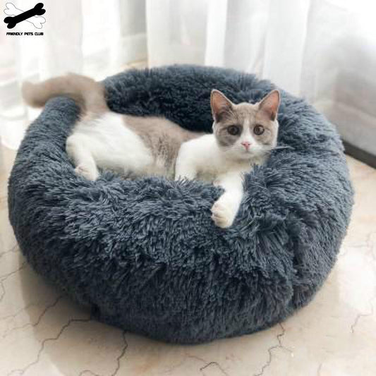 Ultra-Weiches Donut-Katzenbett - Ideal zum Kuscheln