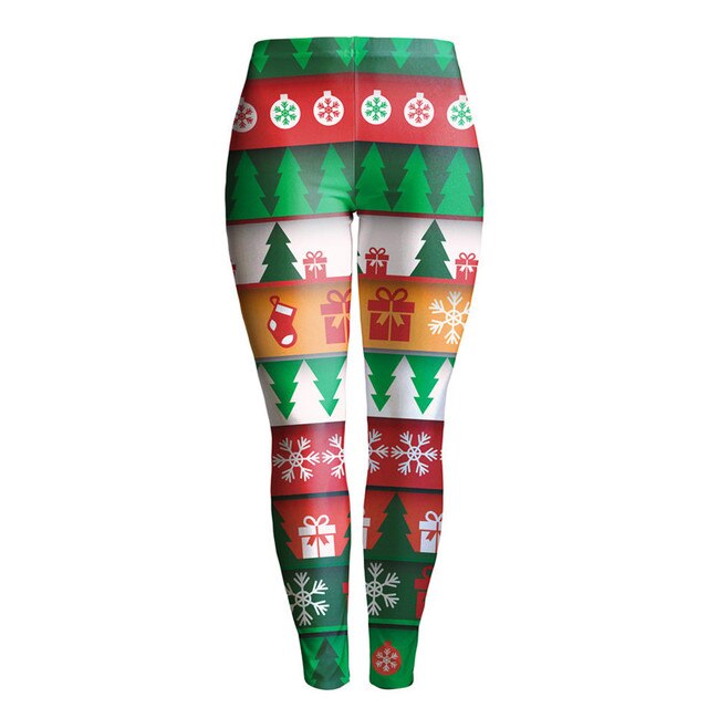 Frauen Weihnachtsleggings - Festlich & Bequem