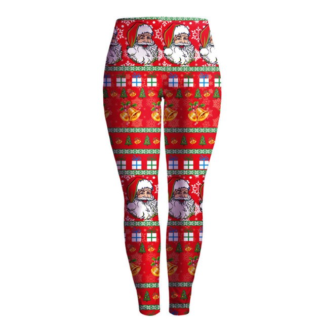 Frauen Weihnachtsleggings - Festlich & Bequem