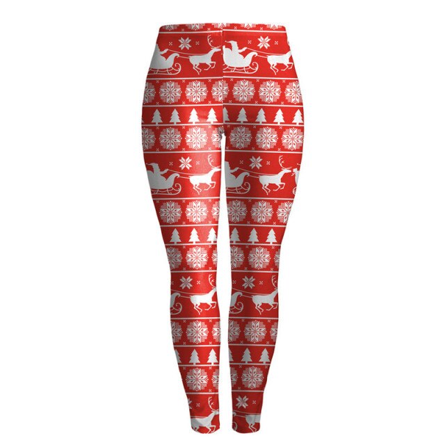 Frauen Weihnachtsleggings - Festlich & Bequem