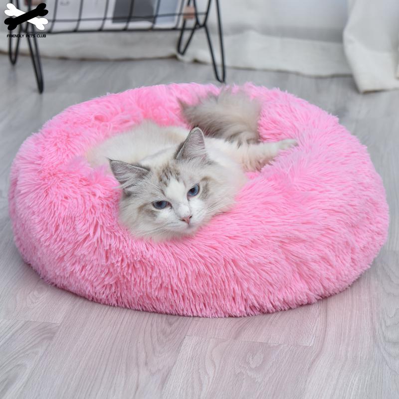 Ultra-Weiches Donut-Katzenbett - Ideal zum Kuscheln